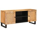 Casa si Gradina - Mobilier - Comode si corpuri - Comode - Cabinet TV cu raft Maro 105 x 33,5 x 46 cm Lemn de mango solid - Infinity.ro