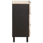 Casa si Gradina - Mobilier - Dulapuri si sifoniere - Dulapuri - Bufet Finisaj Alb Spalat 60 x 33,5 x 75 cm Lemn de mango solid - Infinity.ro