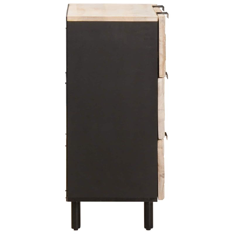 Casa si Gradina - Mobilier - Dulapuri si sifoniere - Dulapuri - Bufet Finisaj Alb Spalat 60 x 33,5 x 75 cm Lemn de mango solid - Infinity.ro