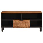 Casa si Gradina - Mobilier - Comode si corpuri - Comode - Cabinet TV cu sertar Finisaj Acacia Maro 100 x 33,5 x 46 cm - Infinity.ro