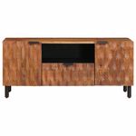 Casa si Gradina - Mobilier - Comode si corpuri - Comode - Cabinet TV cu sertar Finisaj Acacia Maro 105 x 33,5 x 46 cm - Infinity.ro