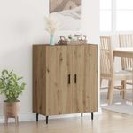 Casa si Gradina - Mobilier - Comode si corpuri - Comode - Bufet Stejar Artizanal 69,5 x 34 x 90 cm Lemn compozit - Infinity.ro