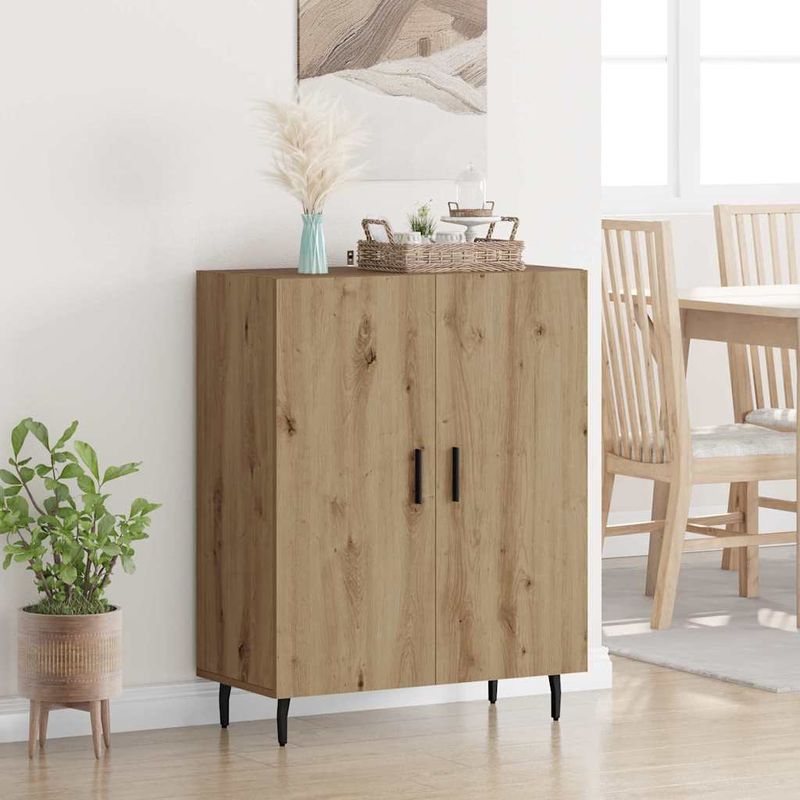 Casa si Gradina - Mobilier - Comode si corpuri - Comode - Bufet Stejar Artizanal 69,5 x 34 x 90 cm Lemn compozit - Infinity.ro