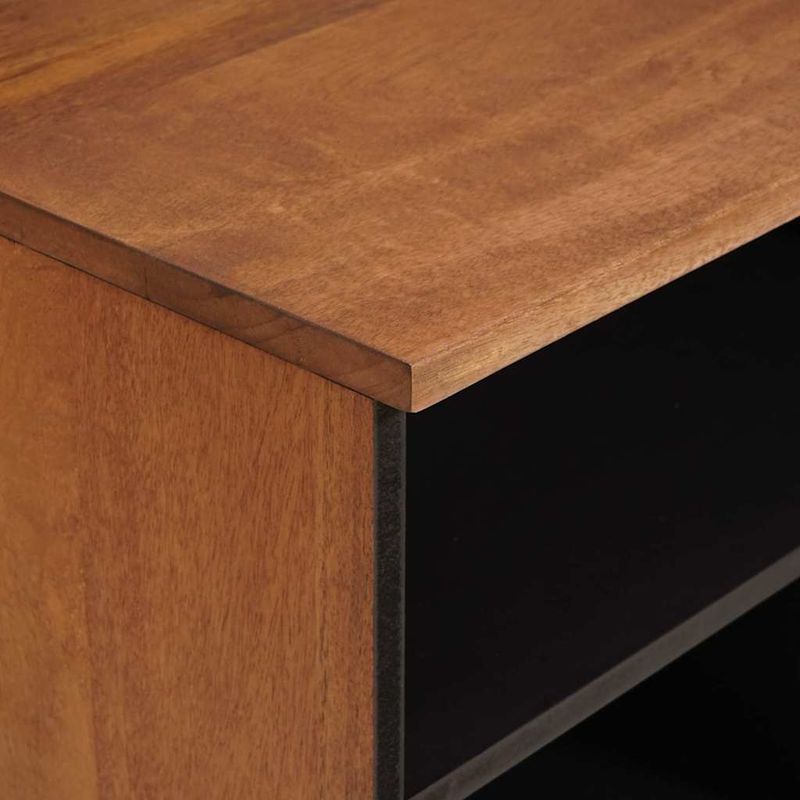 Casa si Gradina - Mobilier - Comode si corpuri - Comode - Cabinet TV cu sertar Finisaj Acacia Maro 100 x 33,5 x 46 cm - Infinity.ro