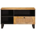 Casa si Gradina - Mobilier - Comode si corpuri - Comode - Cabinet TV cu sertar Maro 80 x 33,5 x 46 cm Lemn de mango solid - Infinity.ro