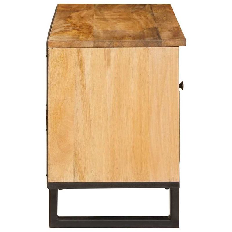 Casa si Gradina - Mobilier - Comode si corpuri - Comode - Cabinet TV cu sertar Maro 80 x 33,5 x 46 cm Lemn de mango solid - Infinity.ro