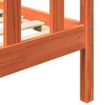 Casa si Gradina - Mobilier - Paturi si accesorii - Paturi - Cadru de pat 2 pcs Maroniu cerat 140 x 200 cm Lemn de pin masiv - Infinity.ro