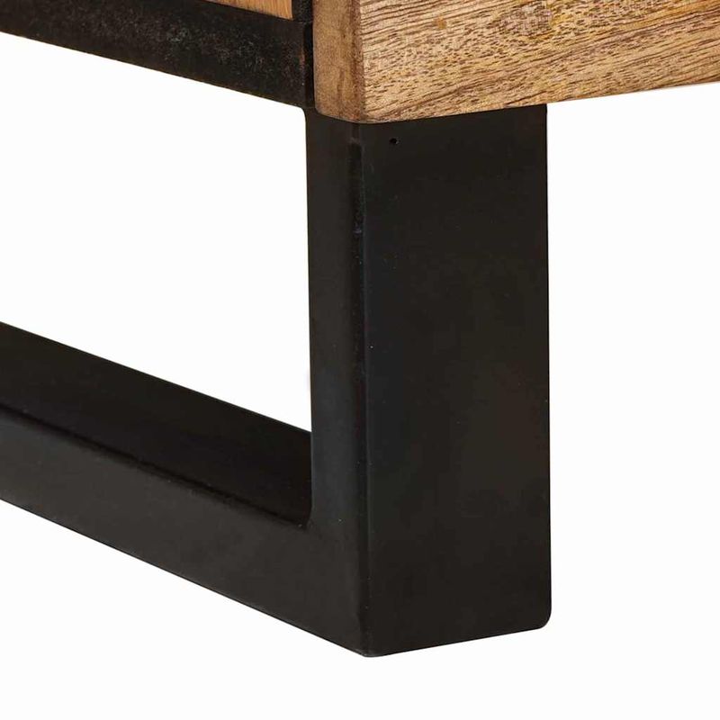 Casa si Gradina - Mobilier - Comode si corpuri - Comode - Cabinet TV cu raft Maro 105 x 33,5 x 46 cm Lemn de mango solid - Infinity.ro
