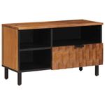 Casa si Gradina - Mobilier - Comode si corpuri - Comode - Cabinet TV cu sertar Finisaj Acacia Maro 80 x 33,5 x 46 cm - Infinity.ro