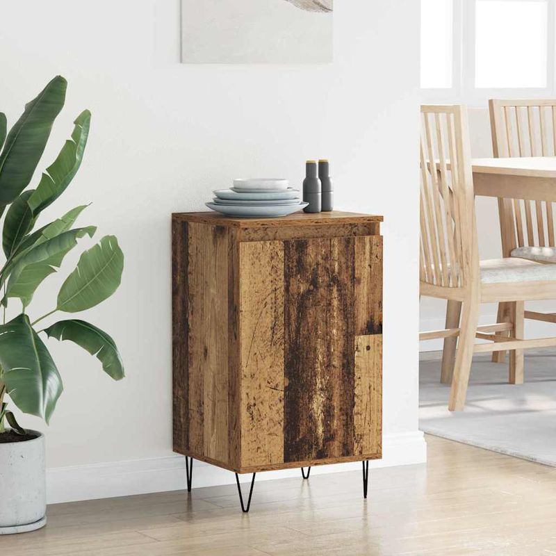 Casa si Gradina - Mobilier - Comode si corpuri - Comode - Bufet Pe perete Lemn vechi 40 x 35 x 70 cm Lemn compozit - Infinity.ro