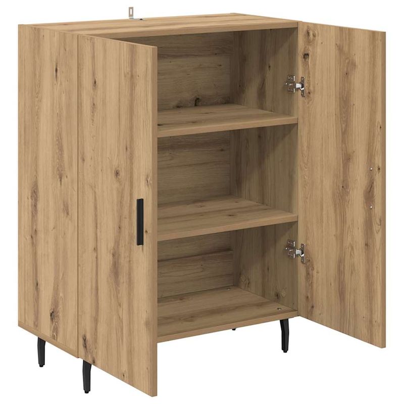 Casa si Gradina - Mobilier - Comode si corpuri - Comode - Bufet Stejar Artizanal 69,5 x 34 x 90 cm Lemn compozit - Infinity.ro
