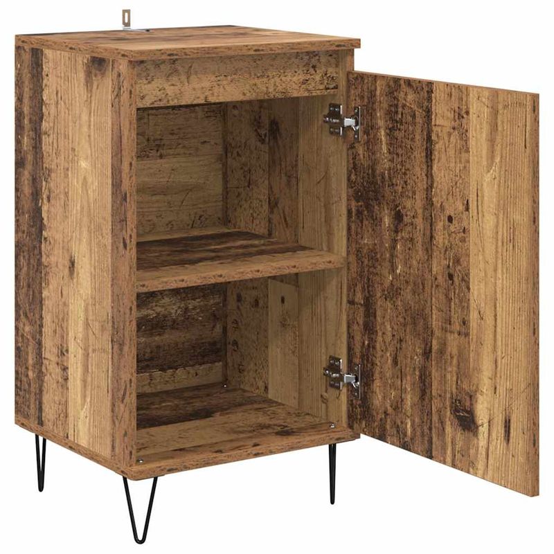 Casa si Gradina - Mobilier - Comode si corpuri - Comode - Bufet Pe perete Lemn vechi 40 x 35 x 70 cm Lemn compozit - Infinity.ro