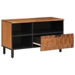 Casa si Gradina - Mobilier - Comode si corpuri - Comode - Cabinet TV cu sertar Finisaj Acacia Maro 80 x 33,5 x 46 cm - Infinity.ro