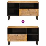 Casa si Gradina - Mobilier - Comode si corpuri - Comode - Cabinet TV cu sertar Maro 80 x 33,5 x 46 cm Lemn de mango solid - Infinity.ro
