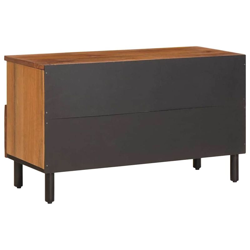 Casa si Gradina - Mobilier - Comode si corpuri - Comode - Cabinet TV cu sertar Finisaj Acacia Maro 80 x 33,5 x 46 cm - Infinity.ro