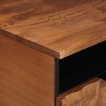 Casa si Gradina - Mobilier - Comode si corpuri - Comode - Cabinet TV cu sertar Finisaj Acacia Maro 80 x 33,5 x 46 cm - Infinity.ro