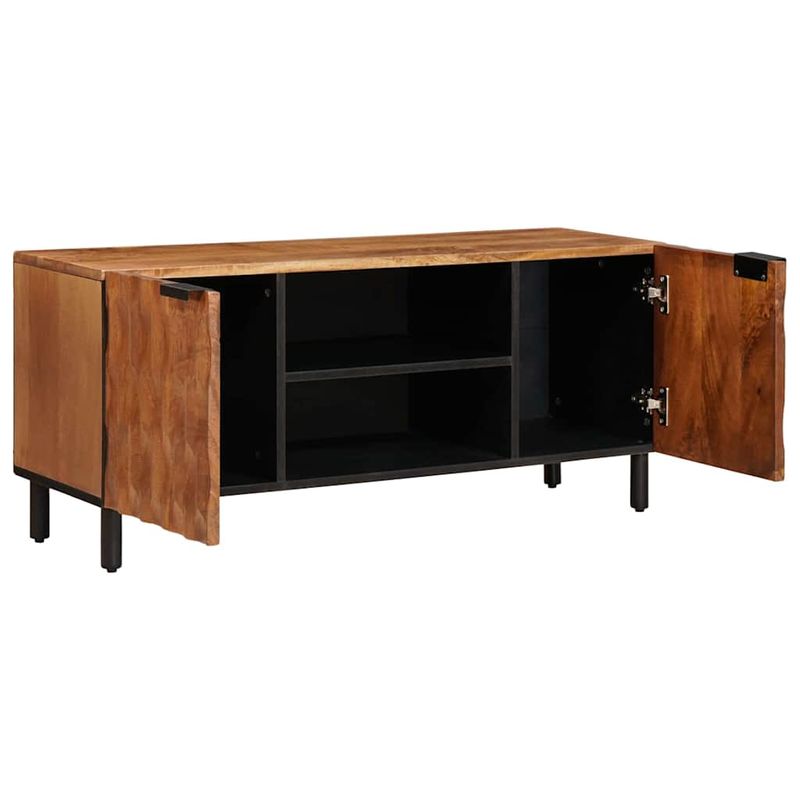 Casa si Gradina - Mobilier - Comode si corpuri - Comode - Cabinet TV cu raft Finisaj Acacia Maro 105 x 33,5 x 46 cm - Infinity.ro