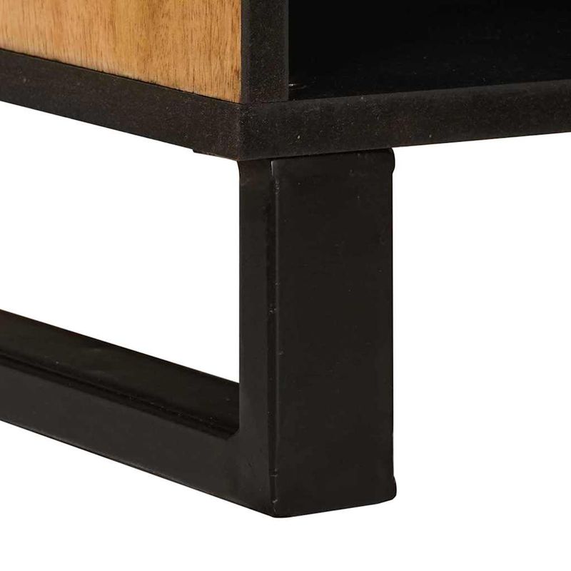 Casa si Gradina - Mobilier - Comode si corpuri - Comode - Cabinet TV cu raft Maro 100 x 33,5 x 46 cm Lemn de mango solid - Infinity.ro