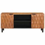 Casa si Gradina - Mobilier - Comode si corpuri - Comode - Cabinet TV cu raft Finisaj Acacia Maro 105 x 33,5 x 46 cm - Infinity.ro