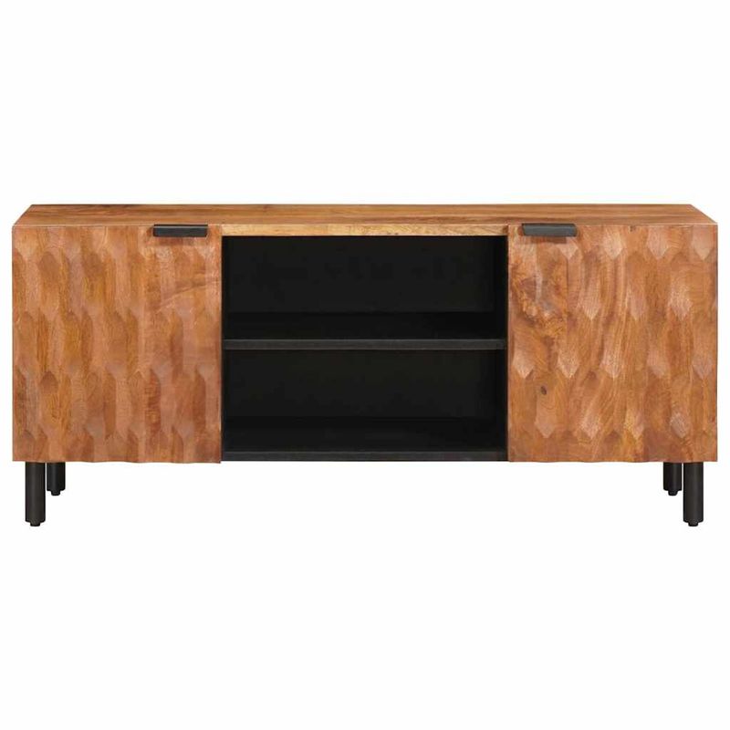 Casa si Gradina - Mobilier - Comode si corpuri - Comode - Cabinet TV cu raft Finisaj Acacia Maro 105 x 33,5 x 46 cm - Infinity.ro