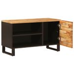 Casa si Gradina - Mobilier - Comode si corpuri - Comode - Cabinet TV cu raft Maro 80 x 31,5 x 46 cm Lemn de mango solid - Infinity.ro