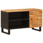 Casa si Gradina - Mobilier - Comode si corpuri - Comode - Cabinet TV cu raft Maro 80 x 31,5 x 46 cm Lemn de mango solid - Infinity.ro