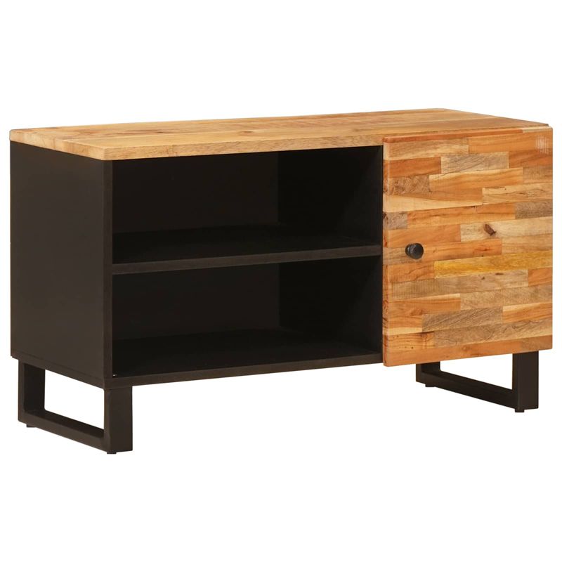 Casa si Gradina - Mobilier - Comode si corpuri - Comode - Cabinet TV cu raft Maro 80 x 31,5 x 46 cm Lemn de mango solid - Infinity.ro