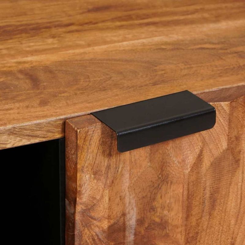 Casa si Gradina - Mobilier - Comode si corpuri - Comode - Cabinet TV cu raft Finisaj Acacia Maro 105 x 33,5 x 46 cm - Infinity.ro