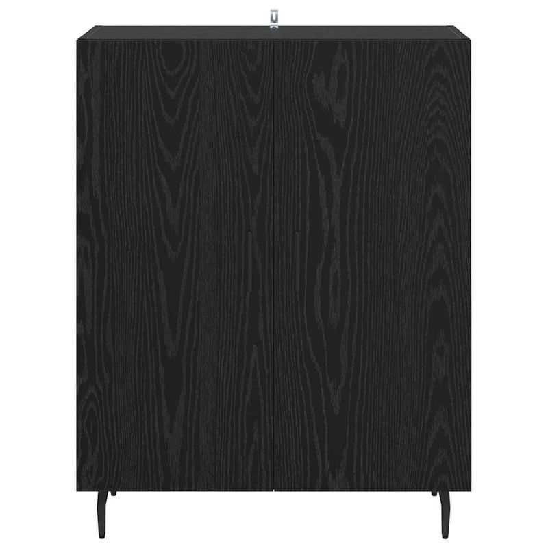 Casa si Gradina - Mobilier - Comode si corpuri - Comode - Bufet Stejar Negru 69,5 x 34 x 90 cm Lemn compozit - Infinity.ro