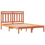 Casa si Gradina - Mobilier - Paturi si accesorii - Paturi - Cadru de pat 2 pcs Maroniu cerat 140 x 200 cm Lemn de pin masiv - Infinity.ro
