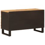 Casa si Gradina - Mobilier - Comode si corpuri - Comode - Cabinet TV cu raft Maro 80 x 31,5 x 46 cm Lemn de mango solid - Infinity.ro