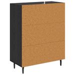 Casa si Gradina - Mobilier - Comode si corpuri - Comode - Bufet Stejar Negru 69,5 x 34 x 90 cm Lemn compozit - Infinity.ro