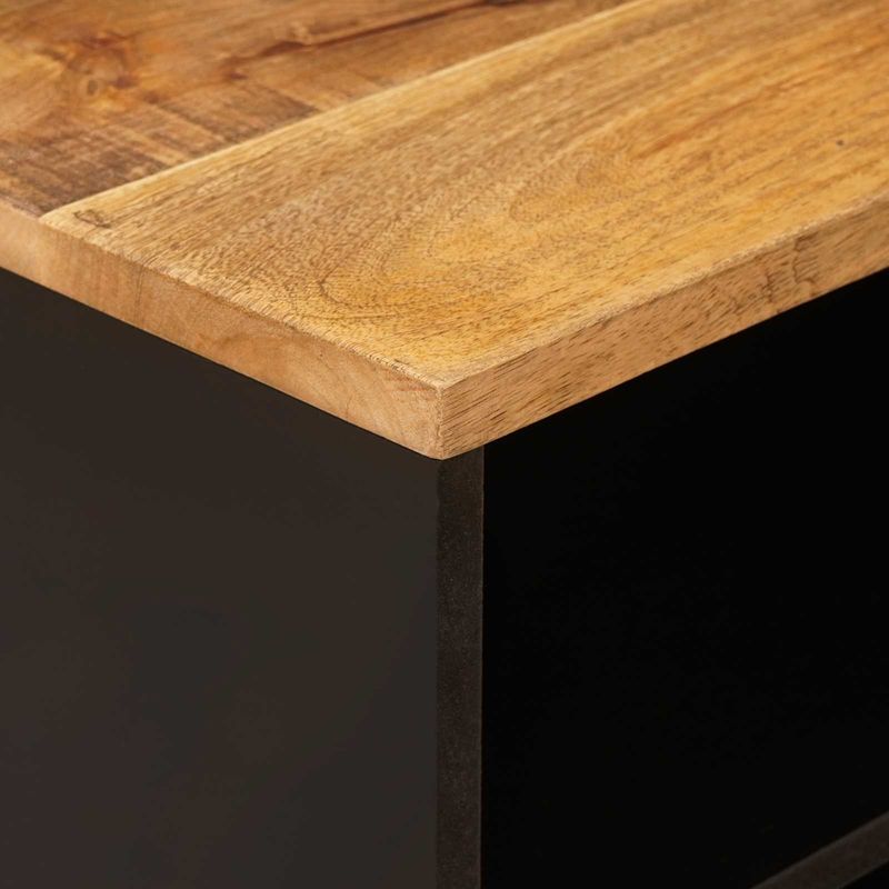 Casa si Gradina - Mobilier - Comode si corpuri - Comode - Cabinet TV cu raft Maro 80 x 31,5 x 46 cm Lemn de mango solid - Infinity.ro