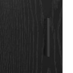 Casa si Gradina - Mobilier - Comode si corpuri - Comode - Bufet Stejar Negru 69,5 x 34 x 90 cm Lemn compozit - Infinity.ro