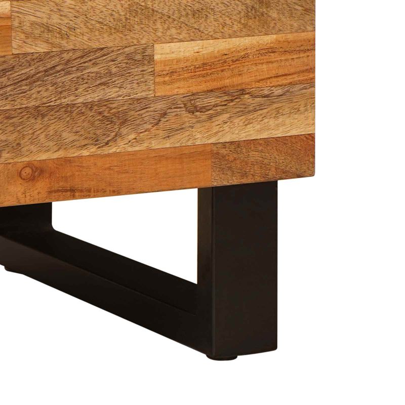 Casa si Gradina - Mobilier - Comode si corpuri - Comode - Cabinet TV cu raft Maro 80 x 31,5 x 46 cm Lemn de mango solid - Infinity.ro