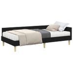 Casa si Gradina - Mobilier - Paturi si accesorii - Paturi - Cadru de pat coltar cu saltea Altele 2 pcs Verde tesatura - Infinity.ro