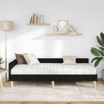 Casa si Gradina - Mobilier - Paturi si accesorii - Paturi - Cadru de pat coltar cu saltea Altele 2 pcs Verde tesatura - Infinity.ro