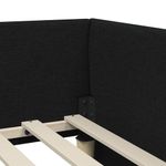 Casa si Gradina - Mobilier - Paturi si accesorii - Paturi - Cadru de pat coltar cu saltea Altele 2 pcs Verde tesatura - Infinity.ro