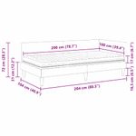 Casa si Gradina - Mobilier - Paturi si accesorii - Paturi - Cadru de pat coltar cu saltea Altele 2 pcs Gri deschis Catifea - Infinity.ro