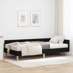 Casa si Gradina - Mobilier - Paturi si accesorii - Paturi - Cadru de pat coltar cu saltea Altele 2 pcs Verde tesatura - Infinity.ro