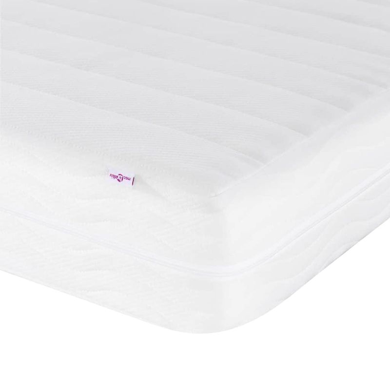 Casa si Gradina - Mobilier - Paturi si accesorii - Paturi - Cadru de pat coltar cu saltea Altele Manual 2 pcs Crem Catifea - Infinity.ro