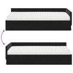 Casa si Gradina - Mobilier - Paturi si accesorii - Paturi - Cadru de pat coltar cu saltea Altele Manual 2 pcs Gri Catifea - Infinity.ro