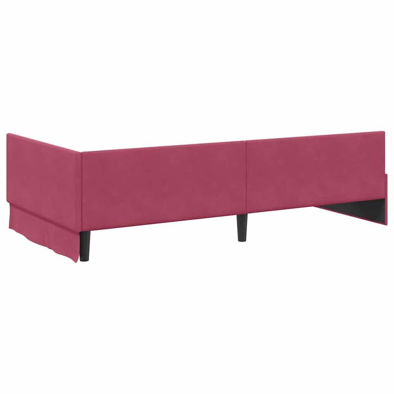 Casa si Gradina - Mobilier - Paturi si accesorii - Paturi - Cadru de pat coltar cu saltea Altele Manual 2 pcs Verde Catifea - Infinity.ro