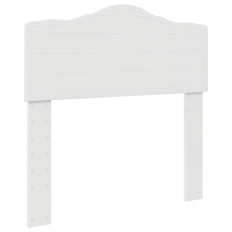 Casa si Gradina - Mobilier - Paturi si accesorii - Paturi - Cadru de pat cu headboard Alb 100 x 200 cm Lemn de pin masiv - Infinity.ro