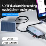 PC, gaming si accesorii - Retelistica - Hub-uri - Hub Adaptor Multiport 11 in 1 USB-C 3.2 Staryon® la HDMI / DP / VGA / Ethernet / Card Reader / 3.5-mm Jack Audio - Infinity.ro
