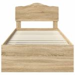Casa si Gradina - Mobilier - Paturi si accesorii - Paturi - Cadru de pat cu headboard Sonoma 90 x 190 cm Lemn de pin masiv - Infinity.ro
