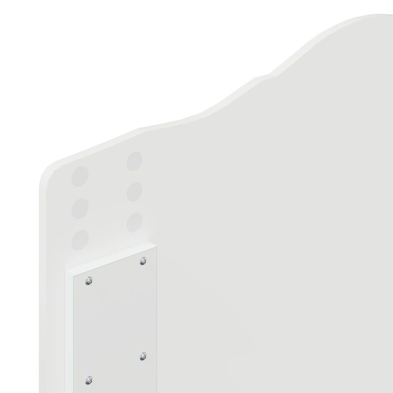 Casa si Gradina - Mobilier - Paturi si accesorii - Paturi - Cadru de pat cu headboard Alb 90 x 190 cm Lemn de pin masiv - Infinity.ro