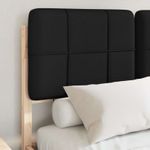 Casa si Gradina - Mobilier - Paturi si accesorii - Paturi - Cadru de pat cu tablie tapitata cu headboard Negru 120 x 200 cm - Infinity.ro