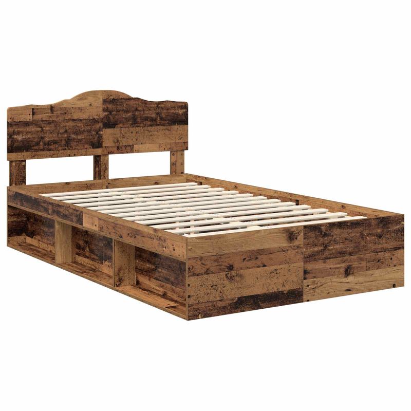 Casa si Gradina - Mobilier - Paturi si accesorii - Paturi - Cadru de pat Lemn vechi 120 x 200 cm Lemn de pin masiv - Infinity.ro