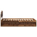 Casa si Gradina - Mobilier - Paturi si accesorii - Paturi - Cadru de pat Lemn vechi 100 x 200 cm Lemn de pin masiv - Infinity.ro